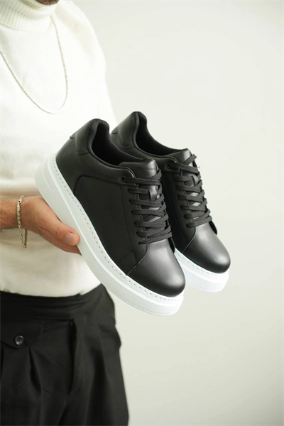 KB-B2 Kuback Siyah Cilt Günlük Erkek Ayakkabı