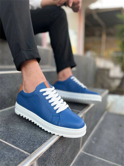 KB-DX2 Kuback Mavi Deri Günlük Erkek Ayakkabı