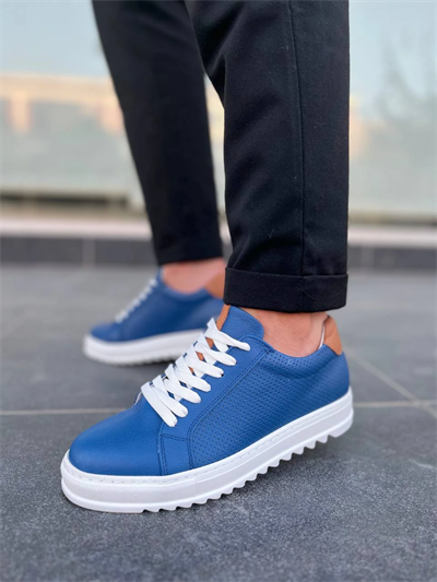 KB-DX2 Kuback Mavi Deri Günlük Erkek Ayakkabı