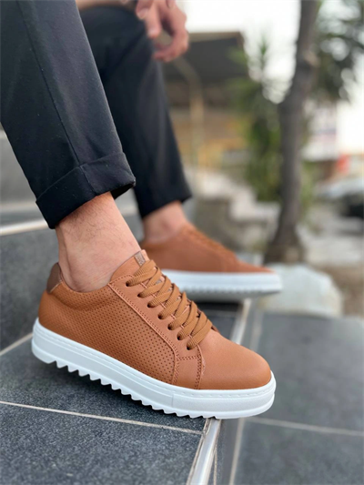 KB-DX2 Kuback Taba Deri Günlük Erkek Ayakkabı