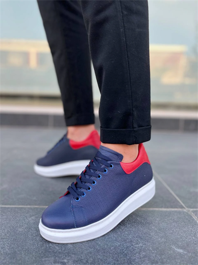 KB-DX3 Kuback Lacivert Deri Günlük Erkek Ayakkabı