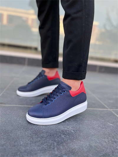 KB-DX3 Kuback Lacivert Deri Günlük Erkek Ayakkabı