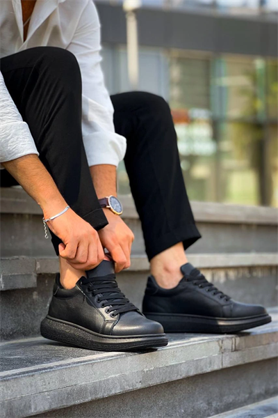 KB-DX46 Kuback Kömür Deri  Günlük Erkek Ayakkabı