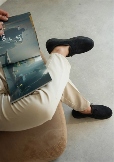 KB-KX1 Kuback Lacivert Kürklü Günlük Erkek Ayakkabı