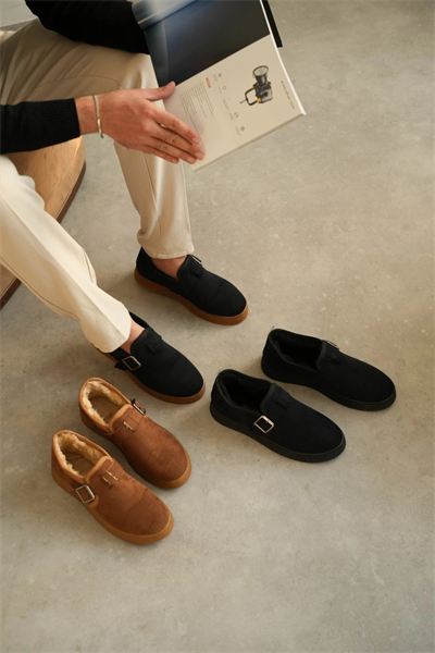 KB-KX1 Kuback Taba Kürklü Günlük Erkek Ayakkabı