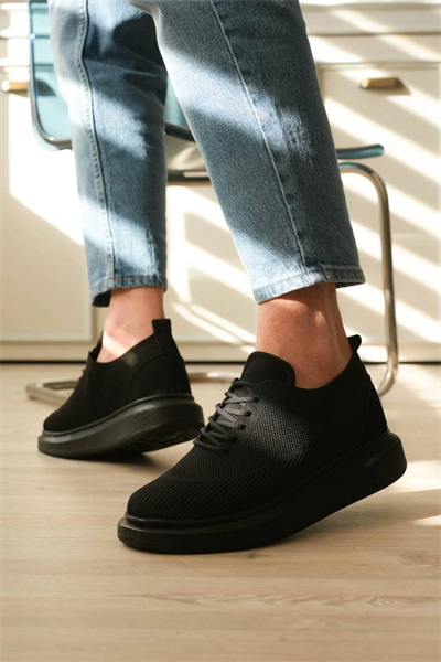 KB-M101 Kuback Kömür Triko Bağcıklı Günlük Erkek Ayakkabı