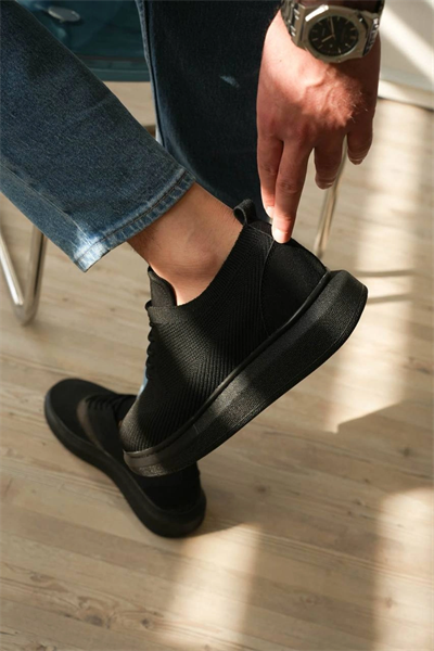 KB-M101 Kuback Kömür Triko Bağcıklı Günlük Erkek Ayakkabı