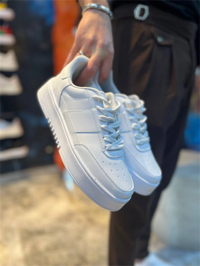 KB-N2 Kuback Beyaz Cilt Günlük Erkek Ayakkabı