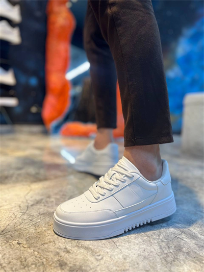 KB-N2 Kuback Beyaz Cilt Günlük Erkek Ayakkabı