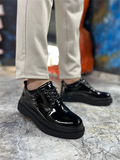 KB-X16 Kuback Kömür Rugan Günlük Erkek Ayakkabı