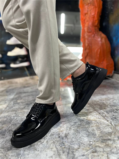 KB-X16 Kuback Kömür Rugan Günlük Erkek Ayakkabı