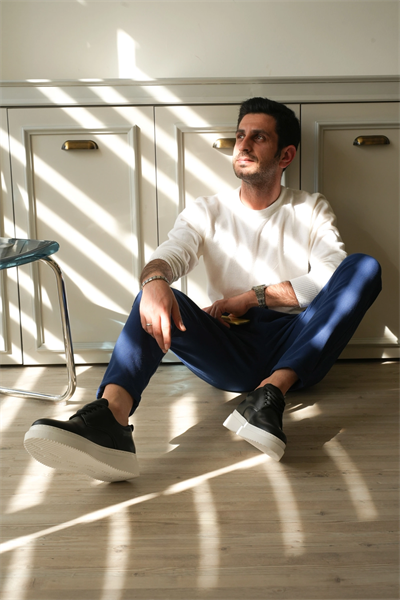 KB-X16 Kuback Siyah Cilt Günlük Erkek Ayakkabı