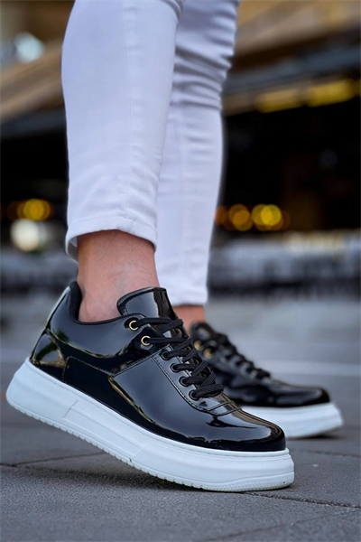 KB-X20 Kuback Siyah Rugan  Günlük Erkek Ayakkabı