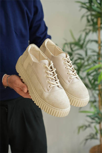 KB-X516 Kuback Bej Süet Günlük Erkek Ayakkabı