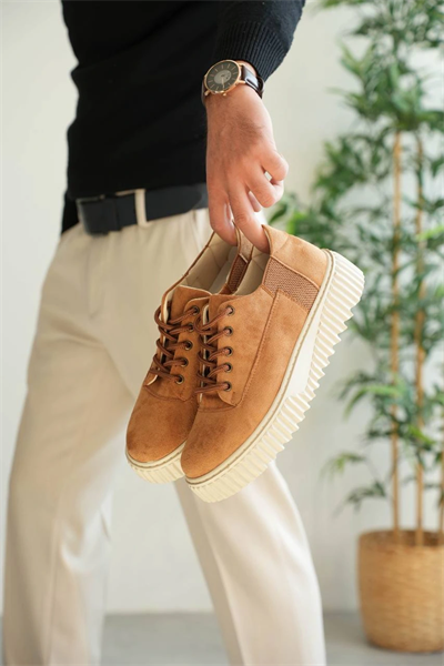 KB-X516 Kuback Taba Süet Günlük Erkek Ayakkabı