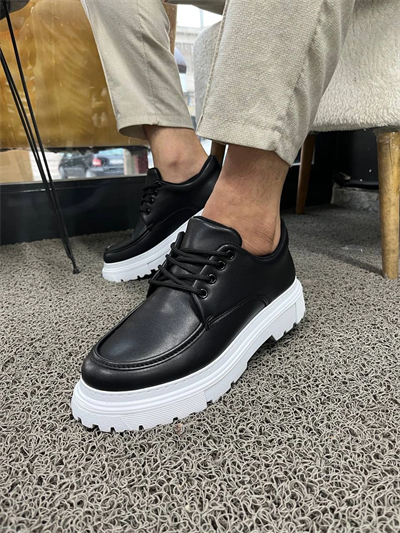 KB-X6 Kuback Siyah Cilt Günlük Erkek Ayakkabı
