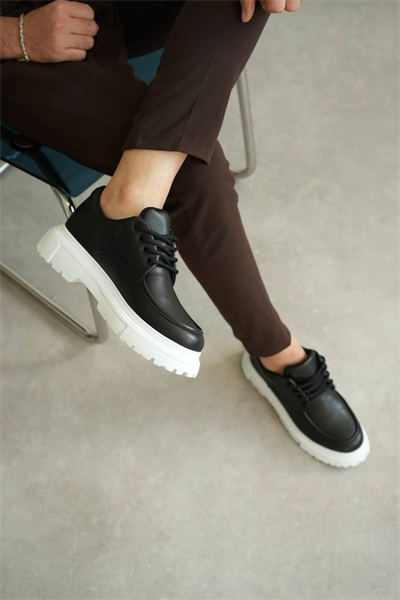 KB-X6 Kuback Siyah Cilt Günlük Erkek Ayakkabı