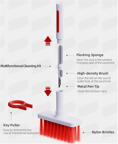 KLAVYE VE KULAKLIK TEMIZLEME SETI