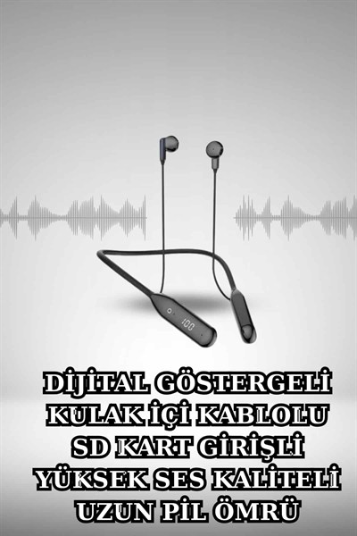 Kablolu Bluetooth Kulaklık ve Kadınlara Özel Bileklik Hediyeli Yeni Nesil Akıllı Saat 3 Kordonlu