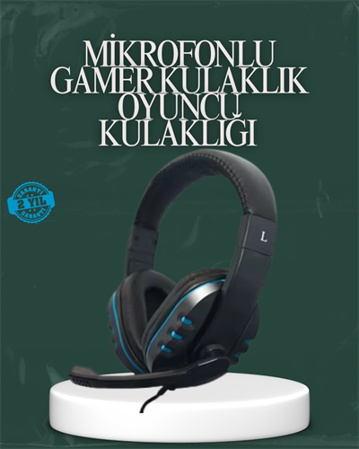 Kablolu Gaming Headset – Net Ses Ayrımı ve Ayarlanabilir Konfor