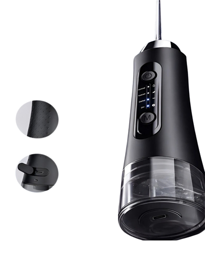 Kablosuz Ağız Duşu IPX7 Su Geçirmez 320 ml Hazneli Derin Temizlik