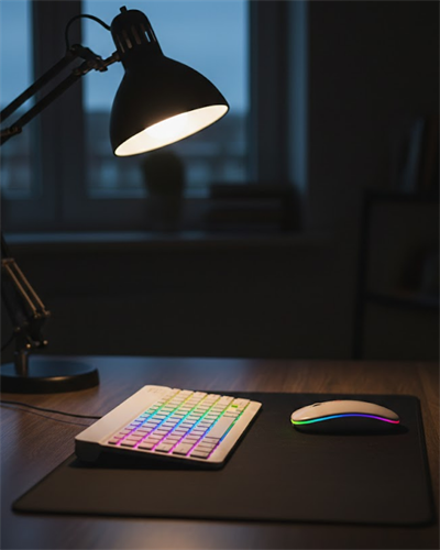 Kablosuz Aydınlatmalı Klavye Mouse Seti Türkçe Q Tuş Dizilimi