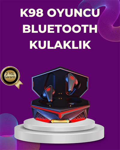 Kablosuz Bluetooth  Kulaklık Led Işıklı