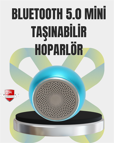 Kablosuz Bluetooth 5.0 Hoparlör | Kompakt ve Güçlü Ses