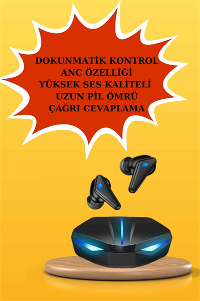 Kablosuz Bluetooth Bağlantılı Kulaklık ve Dokunmatik Ekran Akıllı Saat Arama Cevaplama