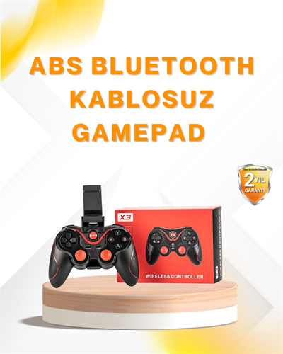 Kablosuz Bluetooth Gamepad PC Android TV Uyumlu Oyun Kumandası