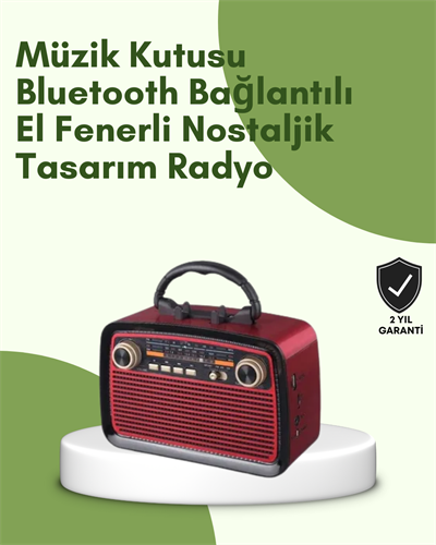Kablosuz Bluetooth Hoparlör – Yüksek Ses Kalitesi, Uzun Pil Ömrü, FM ve AM Radyo Fonksiyonu