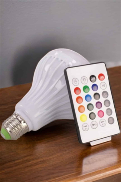 Kablosuz Bluetooth Hoparlör Led Lamba