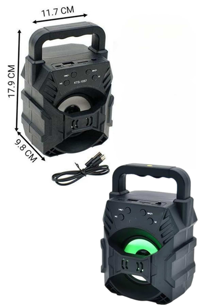 Kablosuz Bluetooth Hoparlör Ses Bombası RGB Işıklı Taşınabilir Yüksek Ses Kaliteli