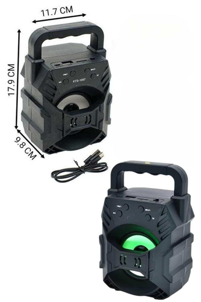 Kablosuz Bluetooth Hoparlör Ses Bombası RGB Işıklı Taşınabilir Yüksek Ses Kaliteli