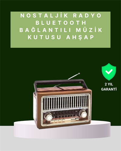 Kablosuz Bluetooth Hoparlör ve FM Radyo