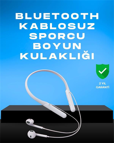 Kablosuz Bluetooth Kulaklık – Boyun Askılı, 100 Saat Pil Ömrü