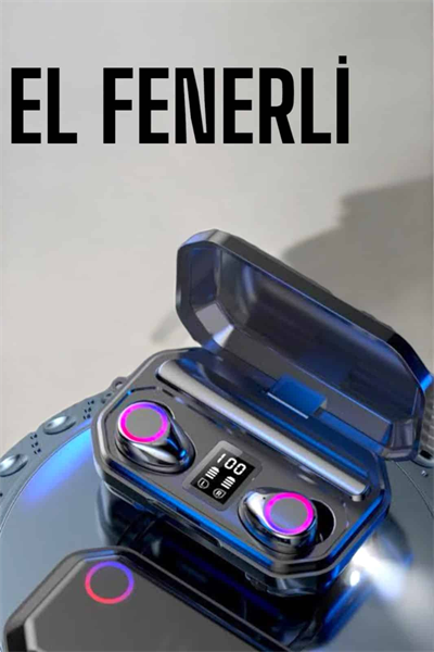 Kablosuz Bluetooth Kulaklık Dijital Göstergeli Uzun Pil Ömrü