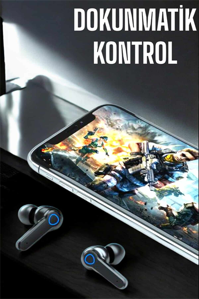 Kablosuz Bluetooth Kulaklık Dokunmatik Kontrol Uzun Pil Ömrü
