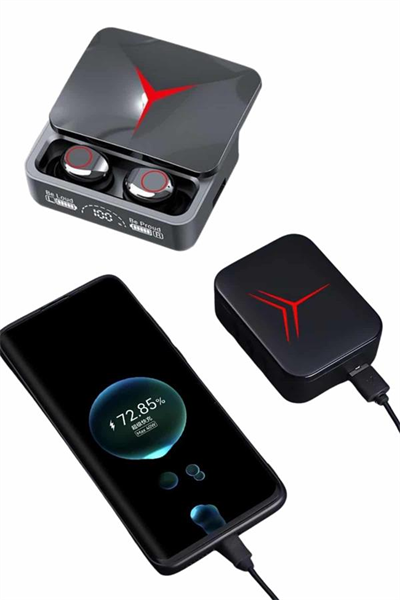 Kablosuz Bluetooth Kulaklık Powerbank Özellikli Göstergeli Hd Mikrofon