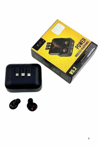 Kablosuz Bluetooth Kulaklık Powerbank Özellikli Göstergeli Hd Mikrofon