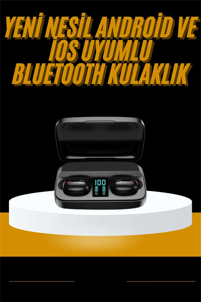 Kablosuz Dijital Göstergeli Çağrı Cevaplayabilen TWS 5.0 Bluetooth Kulaklık