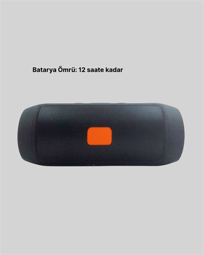Kablosuz Hoparlör 12 Saat Çalma Süresi USB AUX TF Kart Destekli