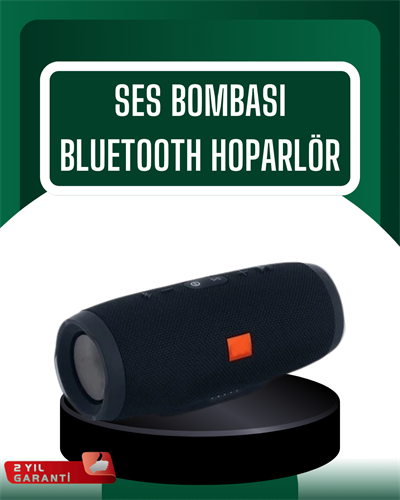 Kablosuz Hoparlör 12 Saat Çalma Süresi USB AUX TF Kart Destekli