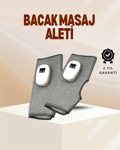 Kablosuz Isıtmalı Baldır Masaj Aleti – 3 Hava Basınçlı, Titreşimli ve Sıcak Kompres Fonksiyonlu