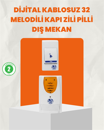 Kablosuz Kapı Zili Ev ve Ofis İçin Konforlu Çözüm