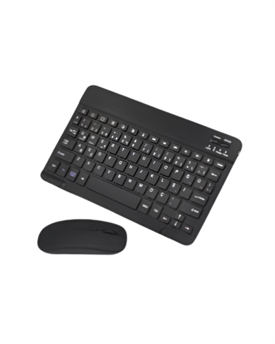 Kablosuz Klavye ve Mouse Kombosu Bluetooth Uyumlu Sessiz Set
