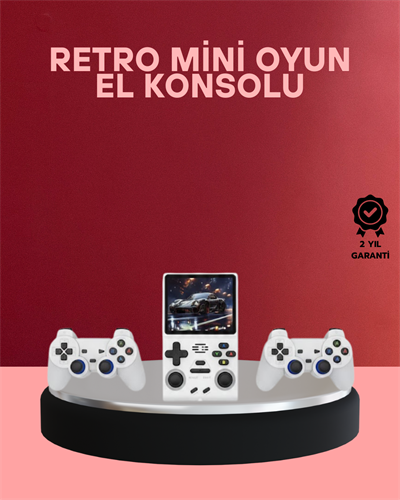 Kablosuz Kollu El Oyun Konsolu TV Bağlantı Destekli