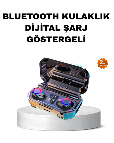 Kablosuz Kulaklık Uzun Pil Ömürlü Şarj Kutulu Ergonomik Hafif Tasarım
