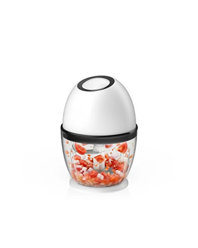 Kablosuz Mini Doğrayıcı 450 ML Şarjlı Sebze Doğrayıcı Paslanmaz Çelik Bıçaklı