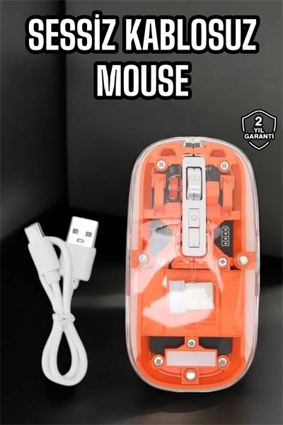Kablosuz Mouse Fare 5.0 Bluetooth Bağlantılı USB Girişli